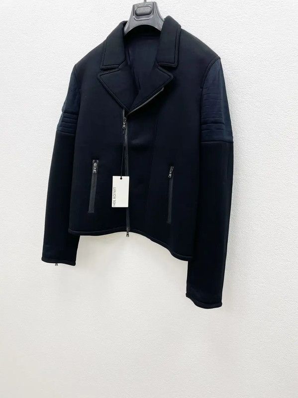Neil Barrett Neil Barrett Black Cotton Long Sleeve Jacket 0089 Size US XL / EU 56 / 4 - 2 Thumbnail