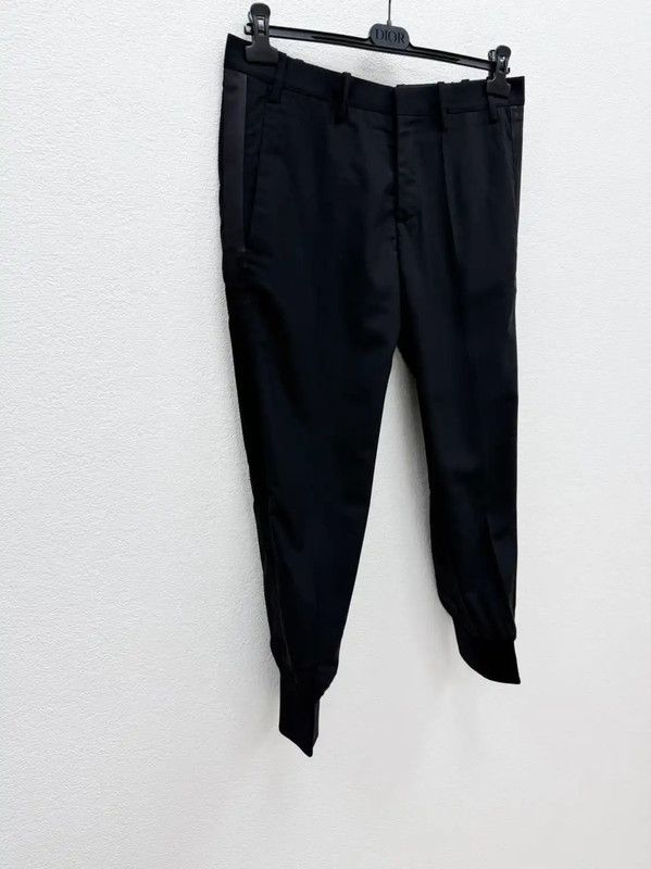 Neil Barrett Neil Barrett Black Wool Casual Pants 0089 Size US 44 / EU 60 - 2 Thumbnail