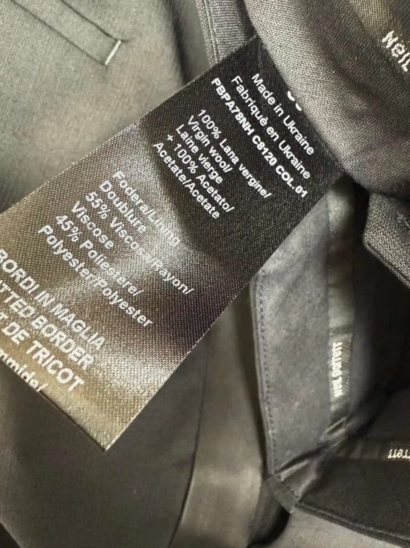 Neil Barrett Neil Barrett Black Wool Casual Pants 0089 Size US 44 / EU 60 - 7 Thumbnail