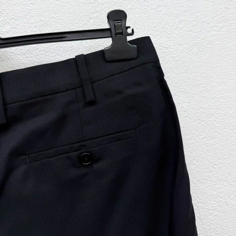 Neil Barrett NeIL BarreTT Black Wool Casual Pants for Men 0089 Size US 42 / EU 58 - 6 Thumbnail