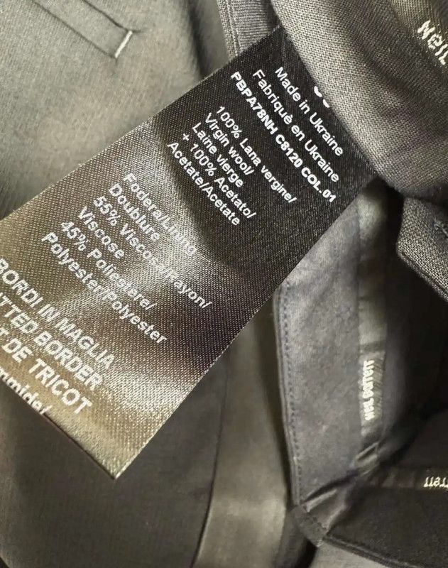Neil Barrett NeIL BarreTT Black Wool Casual Pants for Men 0089 Size US 42 / EU 58 - 7 Thumbnail