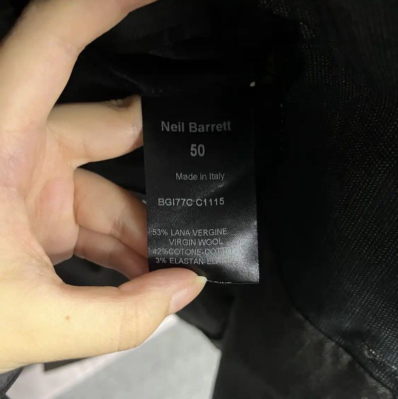 Neil Barrett NeIL BarreTT XL Deep Gray Cotton Jacket 0089 Size US XL / EU 56 / 4 - 4 Thumbnail