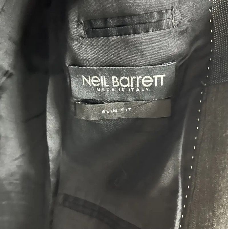 Neil Barrett NeIL BarreTT XL Deep Gray Cotton Jacket 0089 Size US XL / EU 56 / 4 - 3 Thumbnail