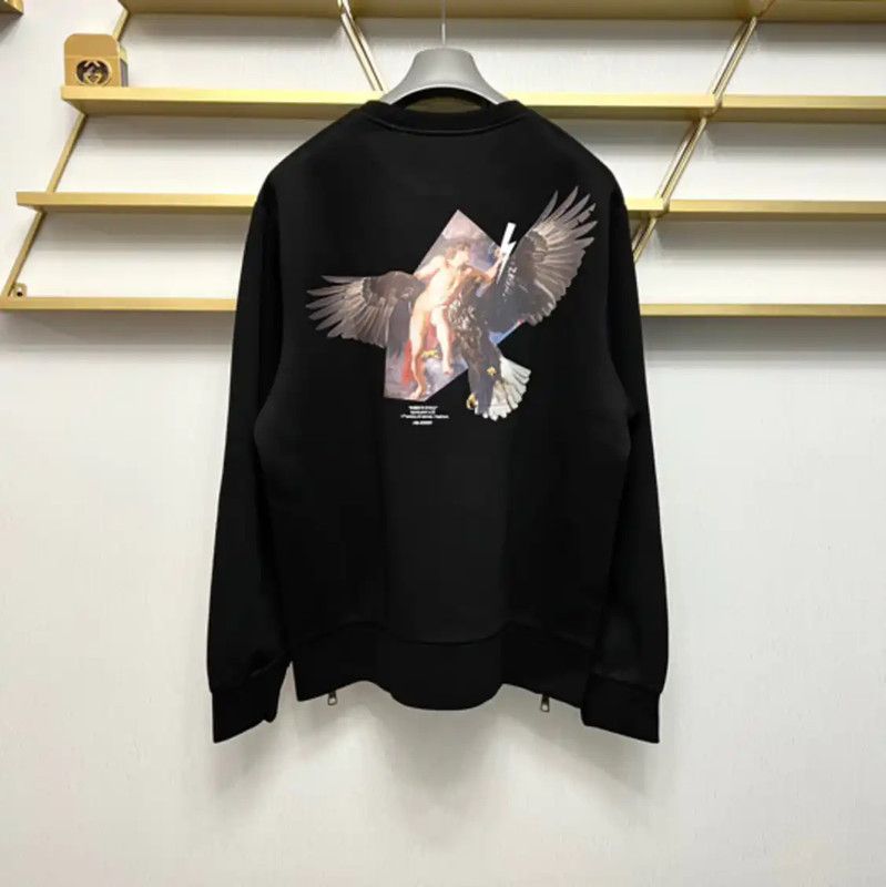 Neil Barrett Neil Barrett Black Long Sleeve Sweatshirt 0089 Size US XL / EU 56 / 4 - 5 Thumbnail