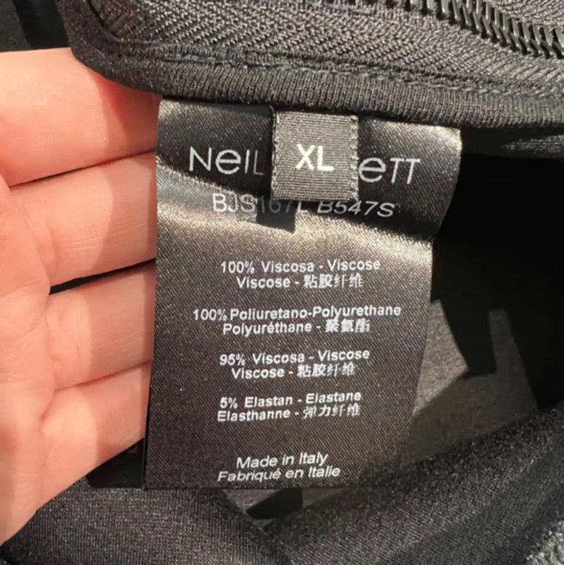 Neil Barrett Neil Barrett Black Long Sleeve Sweatshirt 0089 Size US XL / EU 56 / 4 - 6 Thumbnail