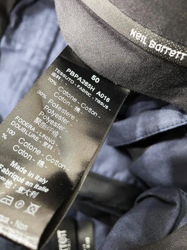 Neil Barrett Neil Barrett Black Casual Trousers for Men 0089 Size US 34 / EU 50 - 5 Thumbnail