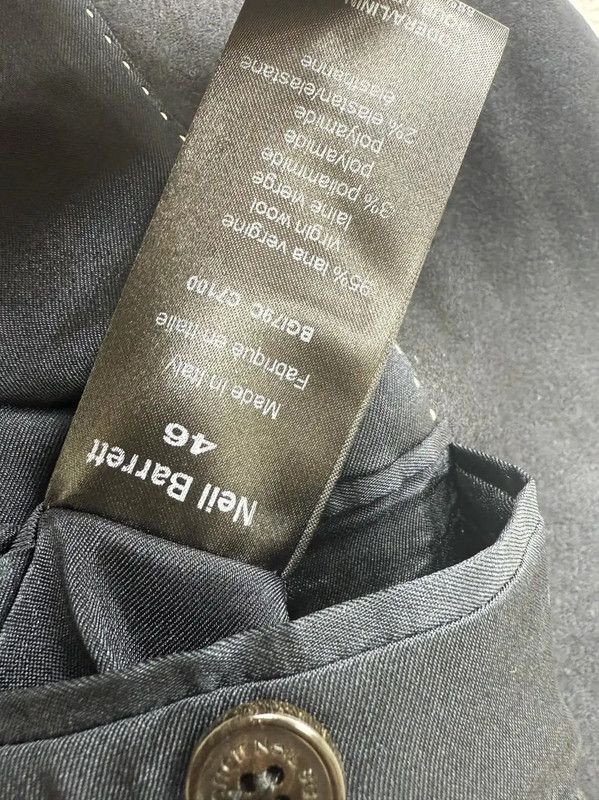 Neil Barrett NeIL BarreTT Navy Wool Long Sleeve Jacket 0089 Size US L / EU 52-54 / 3 - 8 Thumbnail