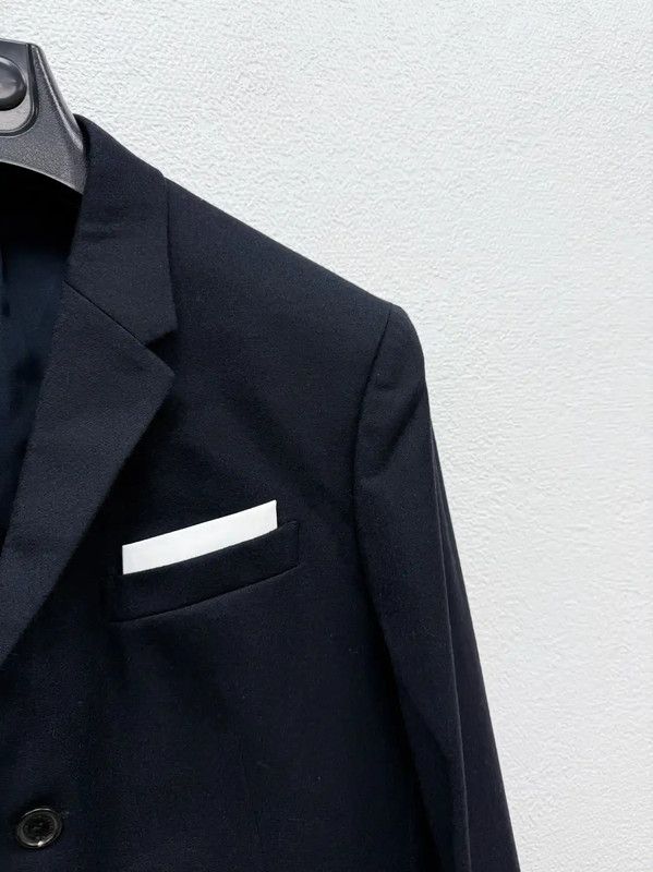 Neil Barrett NeIL BarreTT Navy Wool Long Sleeve Jacket 0089 Size US M / EU 48-50 / 2 - 3 Thumbnail