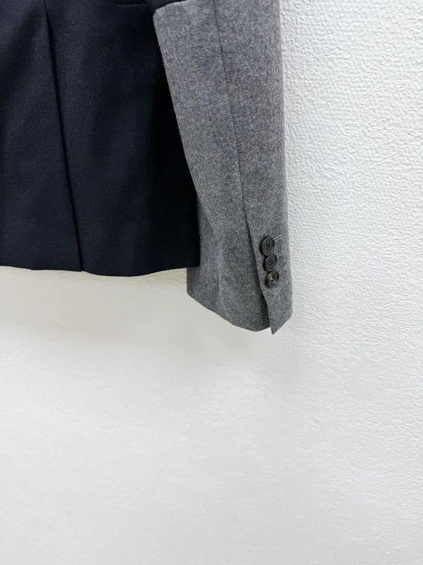 Neil Barrett NeIL BarreTT Navy Wool Long Sleeve Jacket 0089 Size US M / EU 48-50 / 2 - 6 Thumbnail