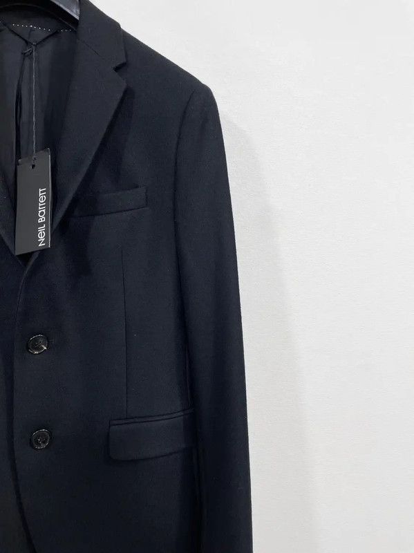 Neil Barrett Neil Barrett Black Wool Men's Blazer 0089 Size US XS / EU 42 / 0 - 4 Thumbnail