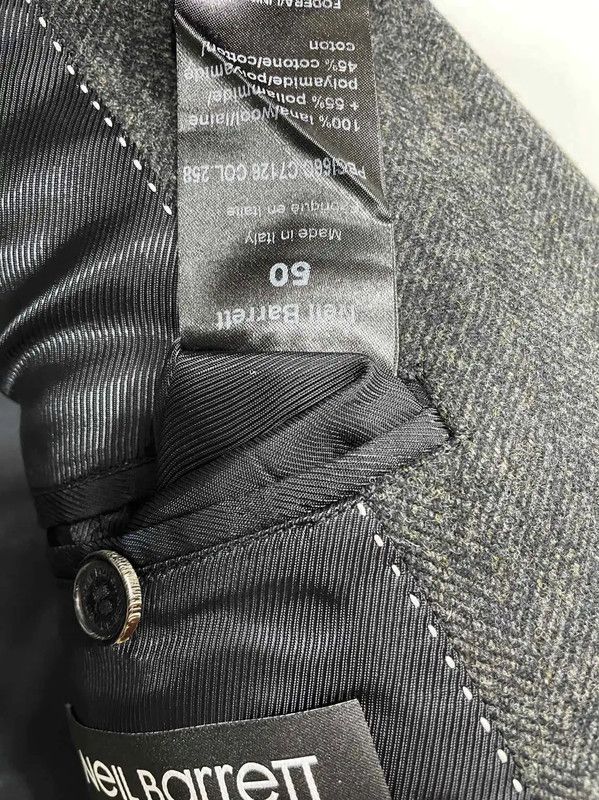 Neil Barrett Neil Barrett Gray Men's Outerwear Jacket 0089 Size US L / EU 52-54 / 3 - 5 Thumbnail