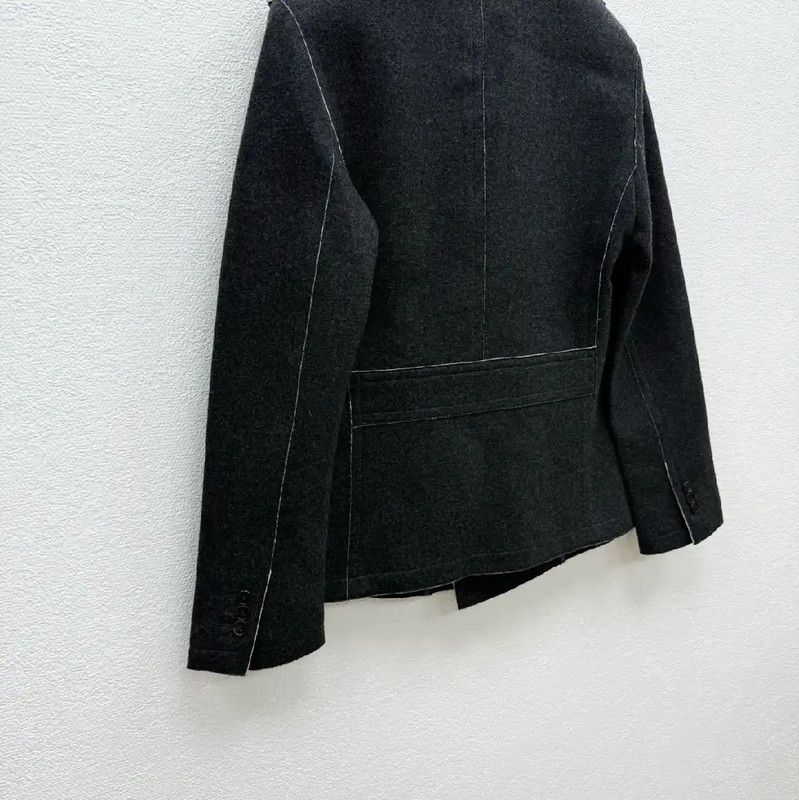 Neil Barrett Neil Barrett Winter Black Wool Peacoat 0089 Size US M / EU 48-50 / 2 - 5 Thumbnail
