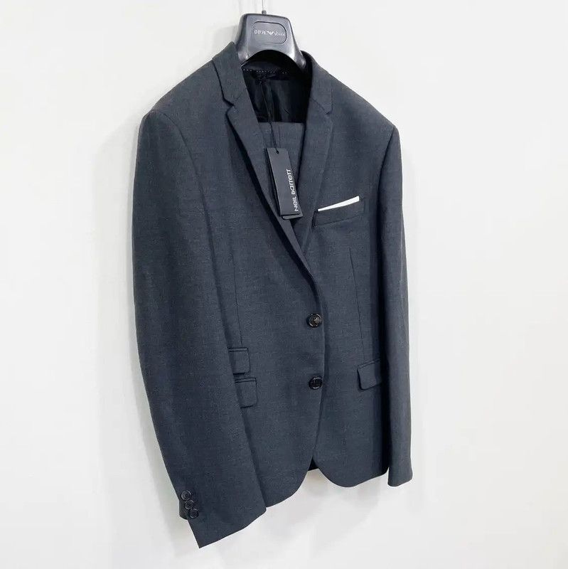 Neil Barrett Neil Barrett Men's Dark Gray Wool Blazer 0089 Size US XS / EU 42 / 0 - 3 Thumbnail
