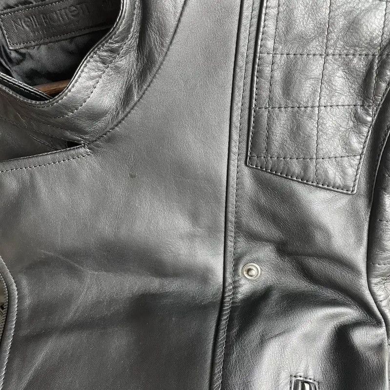 Neil Barrett Neil Barrett Black Leather Jacket for Men 0089 Size US M / EU 48-50 / 2 - 3 Thumbnail