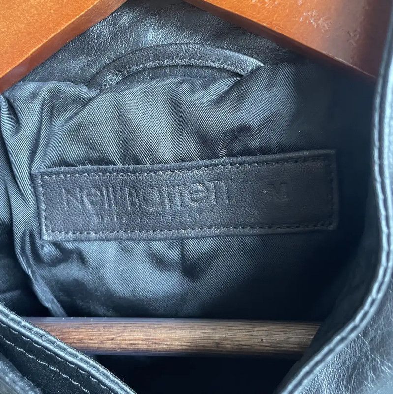 Neil Barrett Neil Barrett Black Leather Jacket for Men 0089 Size US M / EU 48-50 / 2 - 7 Thumbnail