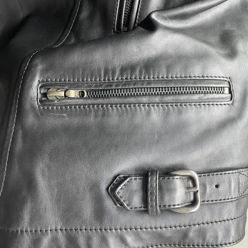 Neil Barrett Neil Barrett Black Leather Jacket for Men 0089 Size US M / EU 48-50 / 2 - 5 Thumbnail
