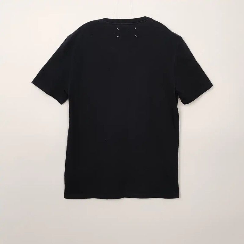 Maison Margiela Maison Margiela Black Cotton T-Shirt for Men 0089 Size US S / EU 44-46 / 1 - 2 Thumbnail
