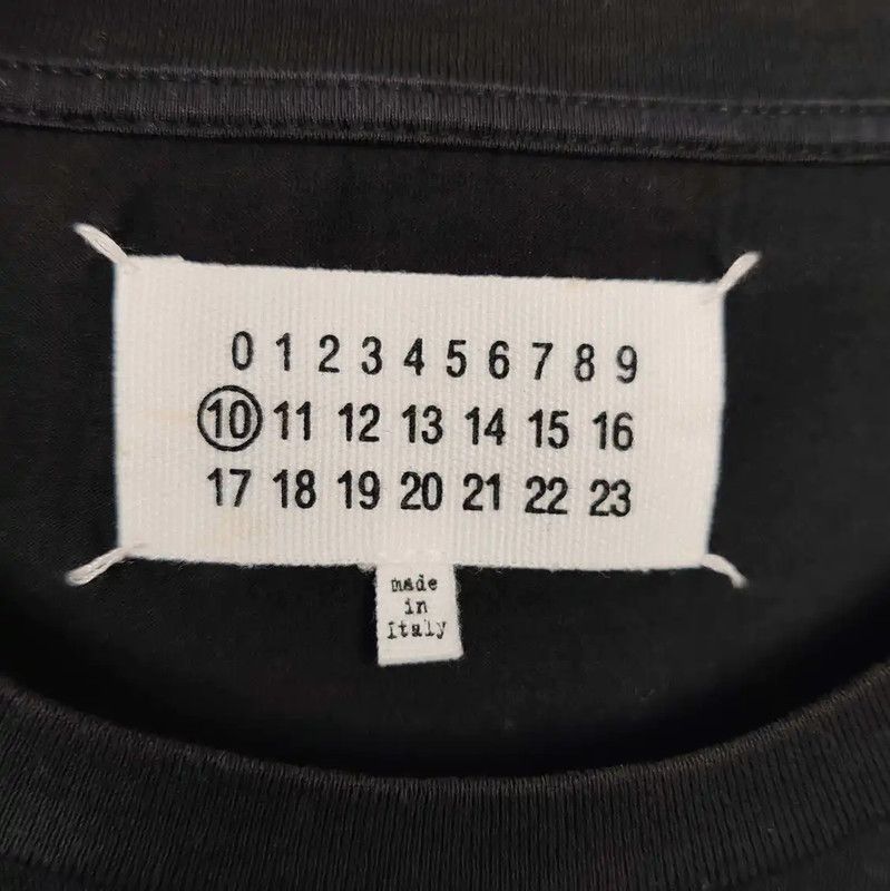 Maison Margiela Maison Margiela Black Cotton Men's T-Shirt 0089 Size US L / EU 52-54 / 3 - 3 Thumbnail