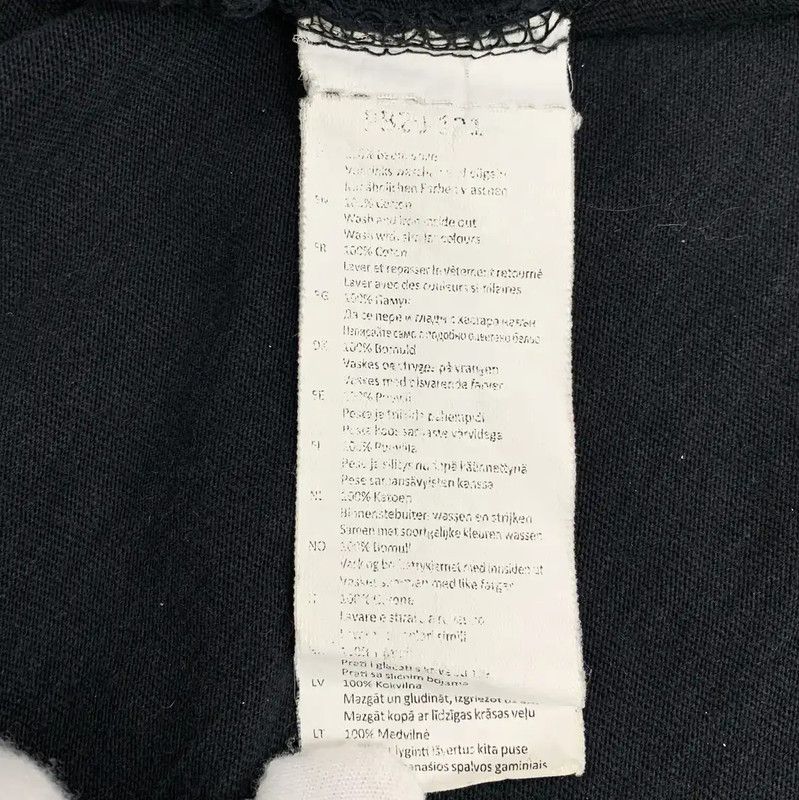 Maison Margiela Maison Margiela Black Cotton Men's T-Shirt 0089 Size US M / EU 48-50 / 2 - 7 Thumbnail