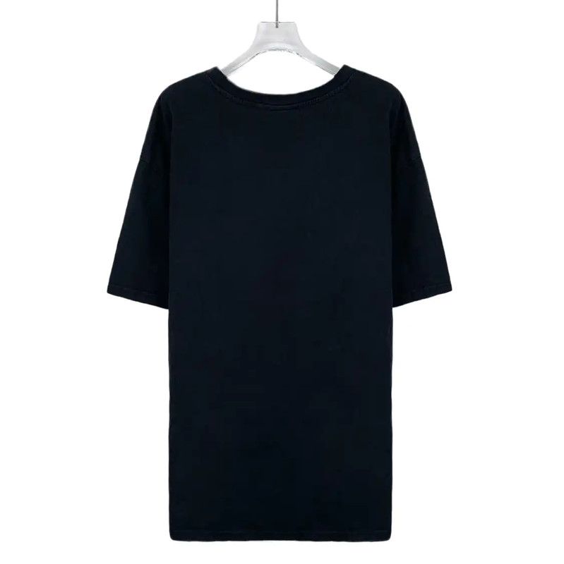 Maison Margiela Maison Margiela Black Cotton Men's T-Shirt 0089 Size US M / EU 48-50 / 2 - 2 Thumbnail