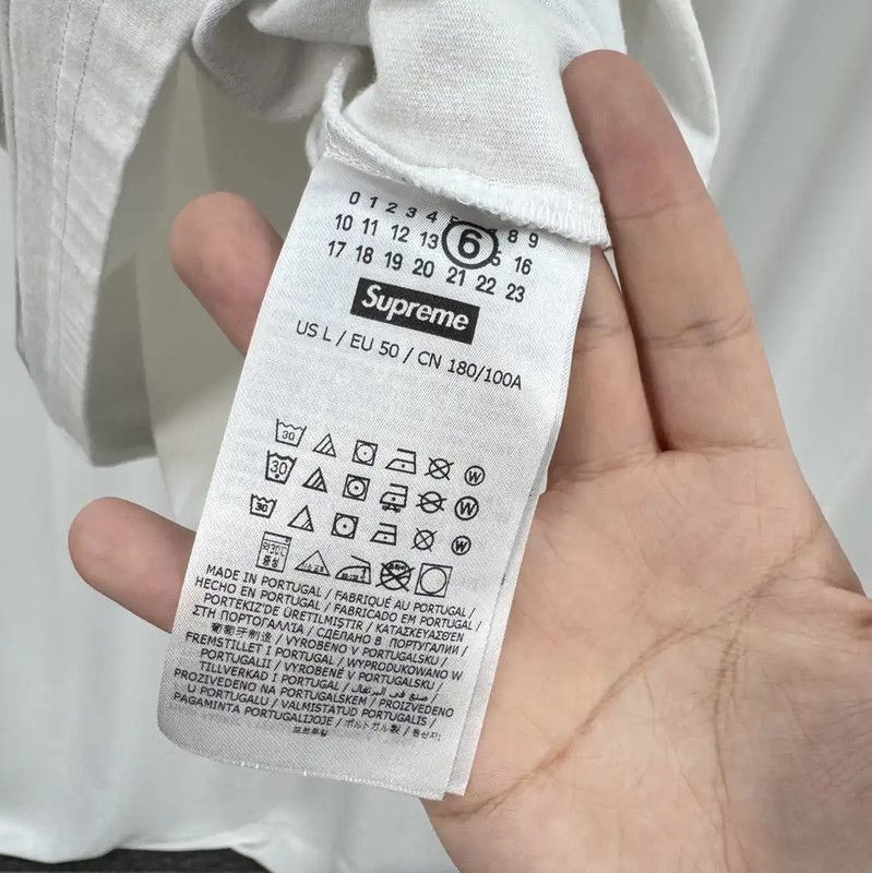 Maison Margiela Maison Margiela Men's Short Sleeve Logo T-Shirt 0089 Size US L / EU 52-54 / 3 - 6 Thumbnail