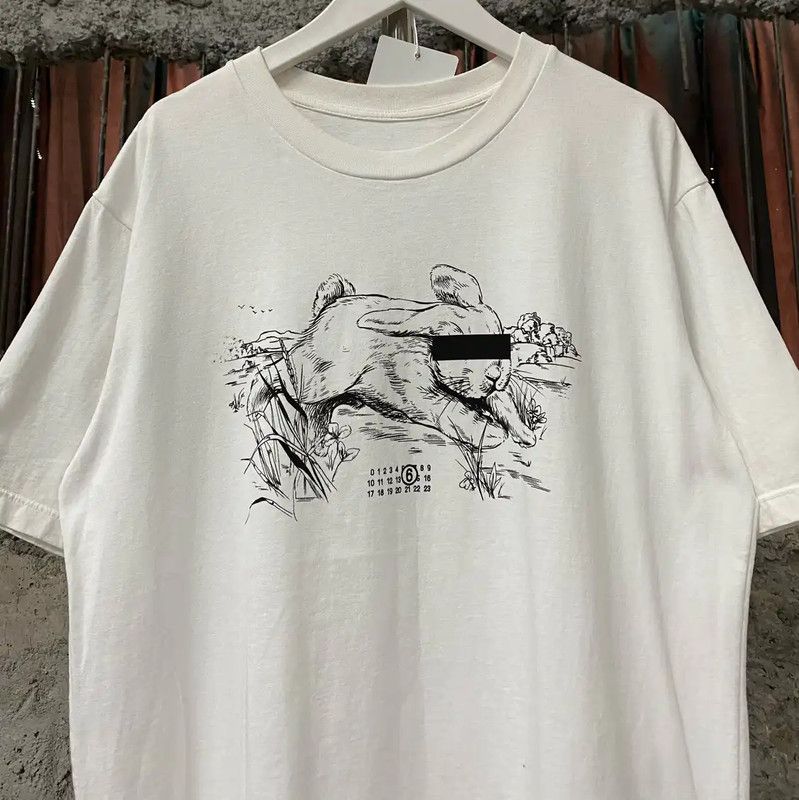 Maison Margiela Maison Margiela Summer White Cotton T-Shirt 0089 Size US M / EU 48-50 / 2 - 3 Thumbnail