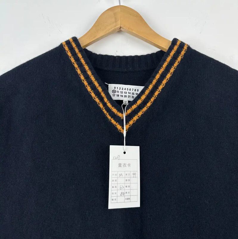 Maison Margiela Maison Margiela Blue Wool Sleeveless Sweater 0089 Size US M / EU 48-50 / 2 - 3 Thumbnail