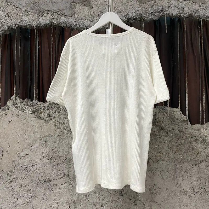 Maison Margiela Maison Margiela White Short Sleeve T-Shirt 0089 Size US M / EU 48-50 / 2 - 2 Thumbnail