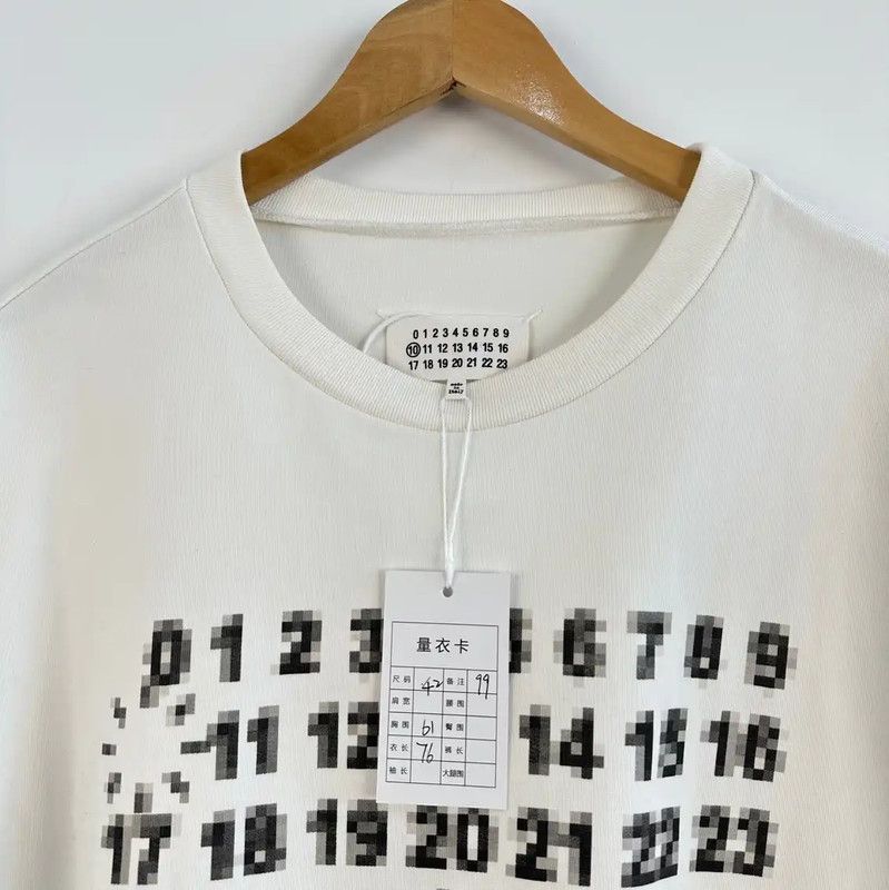 Maison Margiela Maison Margiela White Cotton Men's T-Shirt 0089 Size US XL / EU 56 / 4 - 3 Thumbnail