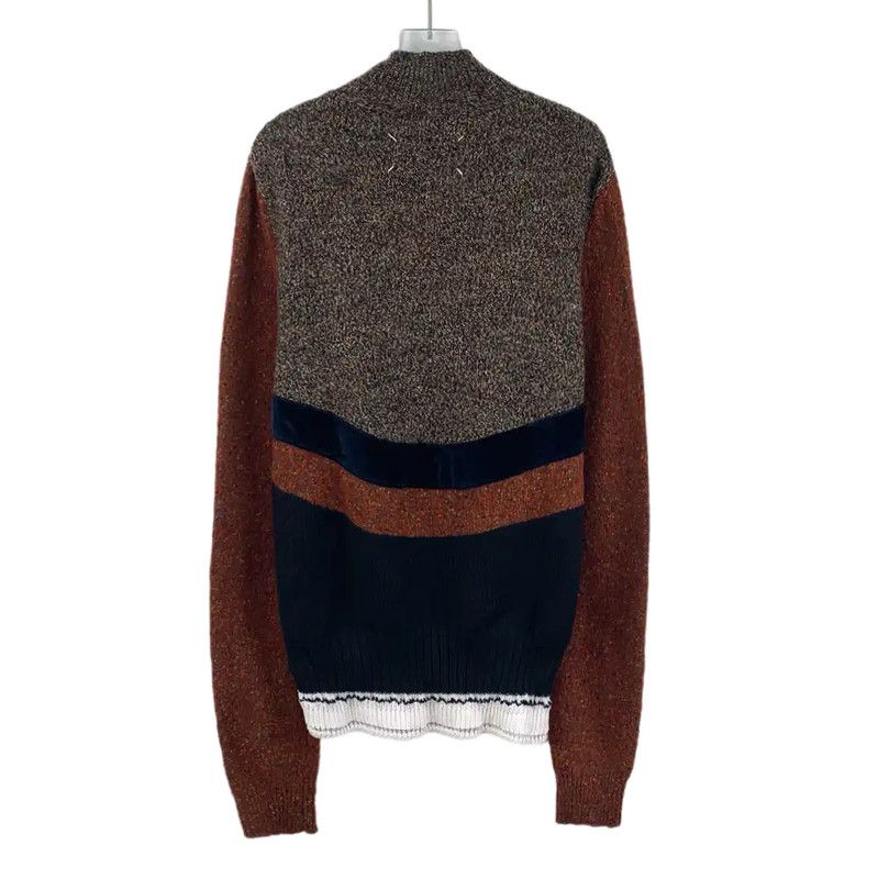 Maison Margiela Maison Margiela Color-Block Men's Pullover Sweater 0089 Size US M / EU 48-50 / 2 - 2 Thumbnail
