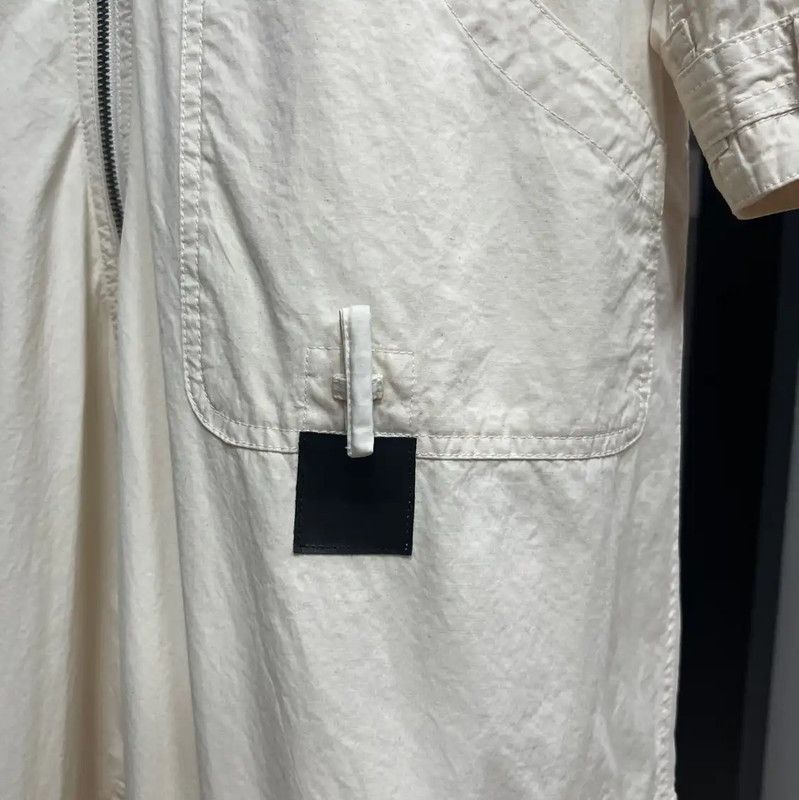 Maison Margiela Maison Margiela Beige Cotton Casual Pants for Men 0089 Size US 27 - 3 Thumbnail