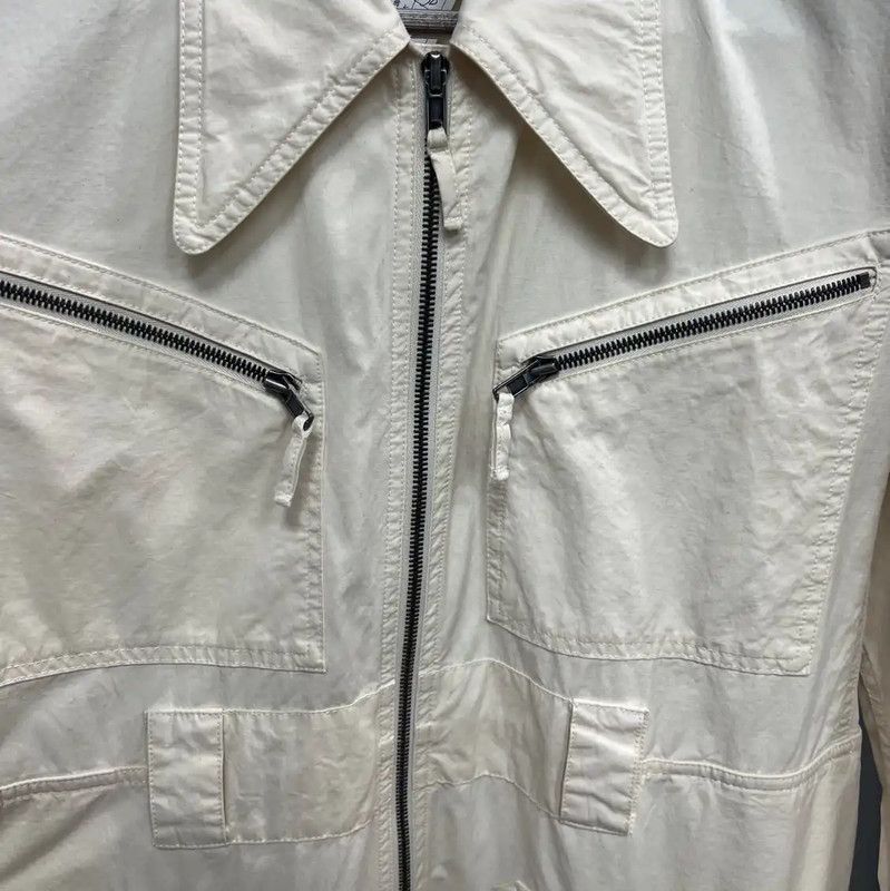 Maison Margiela Maison Margiela Beige Cotton Casual Pants for Men 0089 Size US 27 - 4 Thumbnail