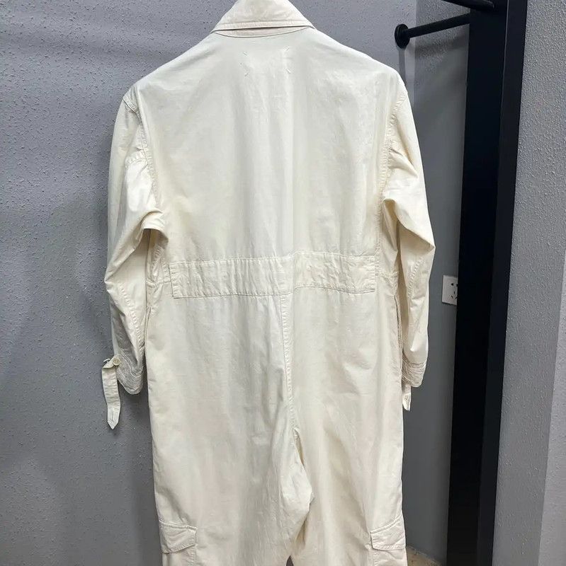 Maison Margiela Maison Margiela Beige Cotton Casual Pants for Men 0089 Size US 27 - 2 Thumbnail