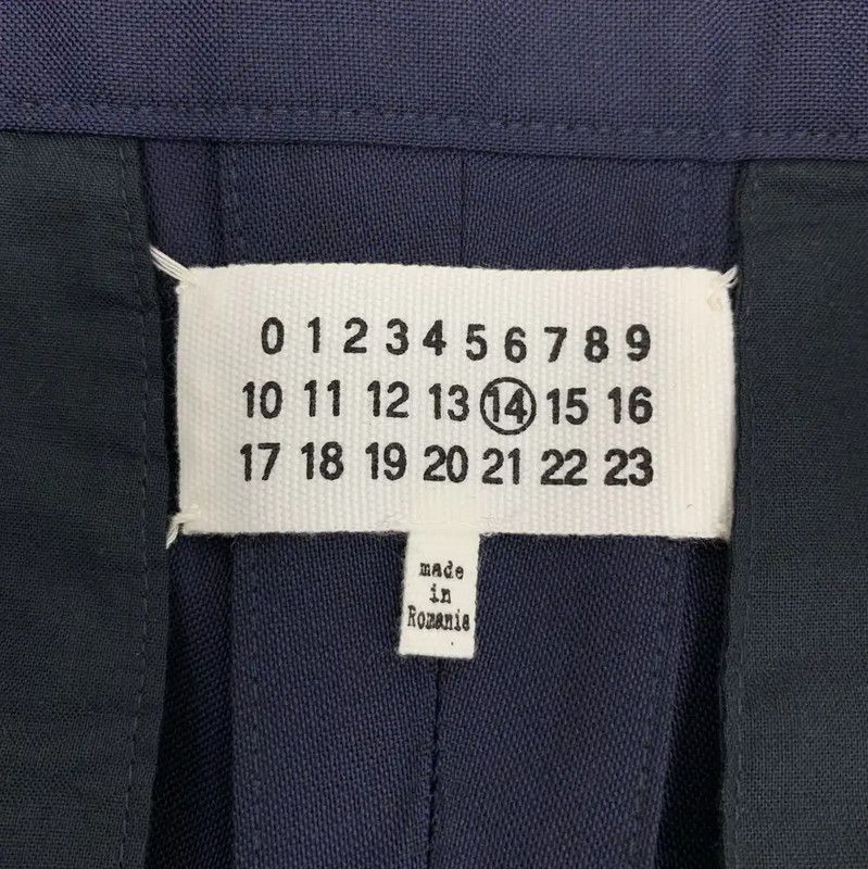 Maison Margiela Maison Margiela Blue Wool Casual Pants 0089 Size US 26 / EU 42 - 6 Thumbnail
