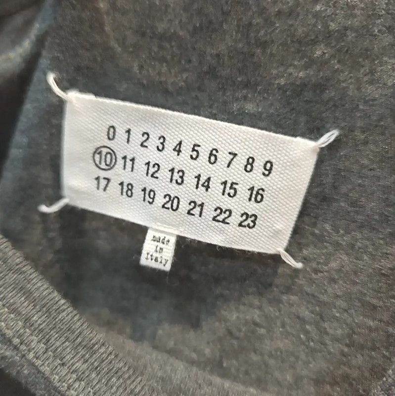 Maison Margiela Maison Margiela Gray Cotton Men's T-Shirt 0089 Size US L / EU 52-54 / 3 - 6 Thumbnail