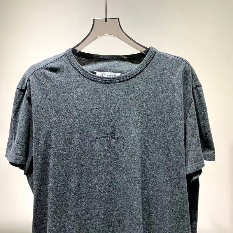 Maison Margiela Maison Margiela Gray Cotton Men's T-Shirt 0089 Size US L / EU 52-54 / 3 - 7 Thumbnail