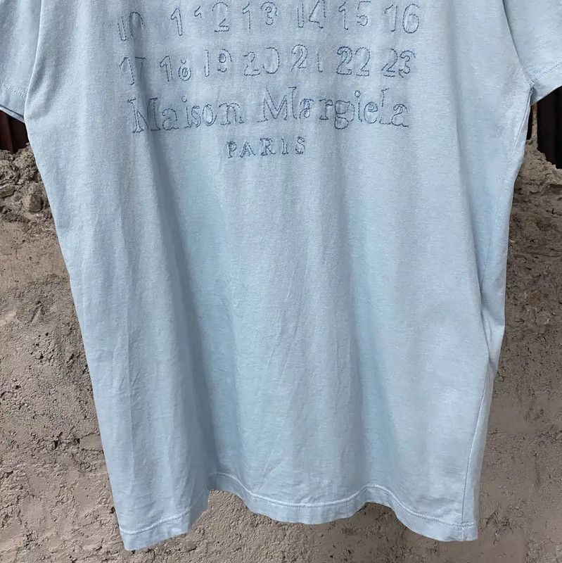 Maison Margiela Maison Margiela Men's Short Sleeve T-Shirt in Blue 0089 Size US S / EU 44-46 / 1 - 4 Thumbnail