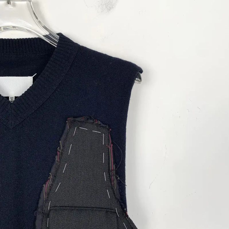 Maison Margiela Maison Margiela Dark Blue Wool Men's Sweater 0089 Size US S / EU 44-46 / 1 - 3 Thumbnail