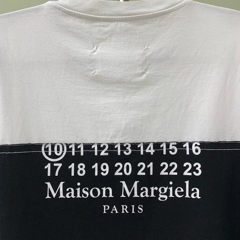 Maison Margiela Maison Margiela Black Cotton T-Shirt Size L 0089 Size US L / EU 52-54 / 3 - 5 Thumbnail