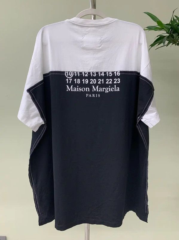 Maison Margiela Maison Margiela Black Cotton T-Shirt Size L 0089 Size US L / EU 52-54 / 3 - 3 Thumbnail