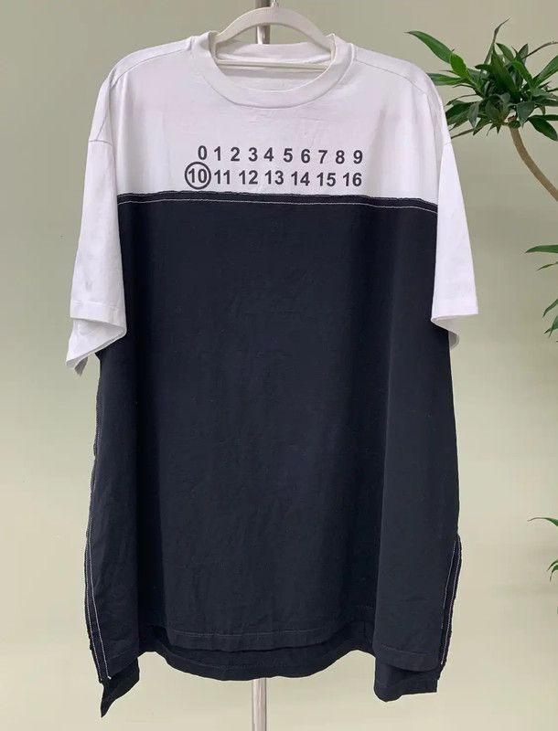 Maison Margiela Maison Margiela Black Cotton T-Shirt Size L 0089 Size US L / EU 52-54 / 3 - 2 Thumbnail