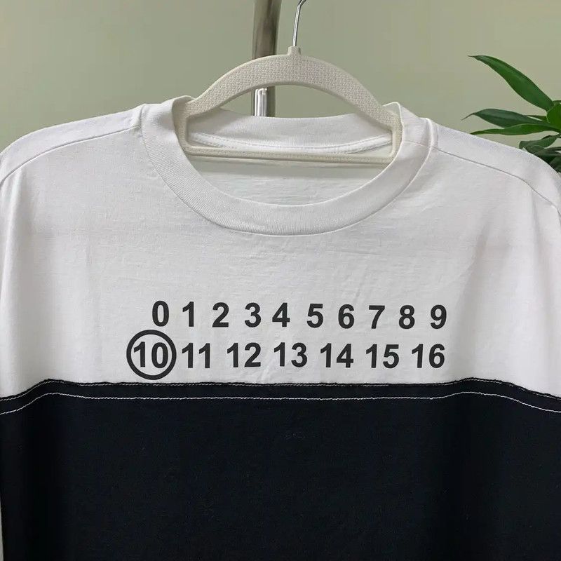 Maison Margiela Maison Margiela Black Cotton T-Shirt Size L 0089 Size US L / EU 52-54 / 3 - 4 Thumbnail