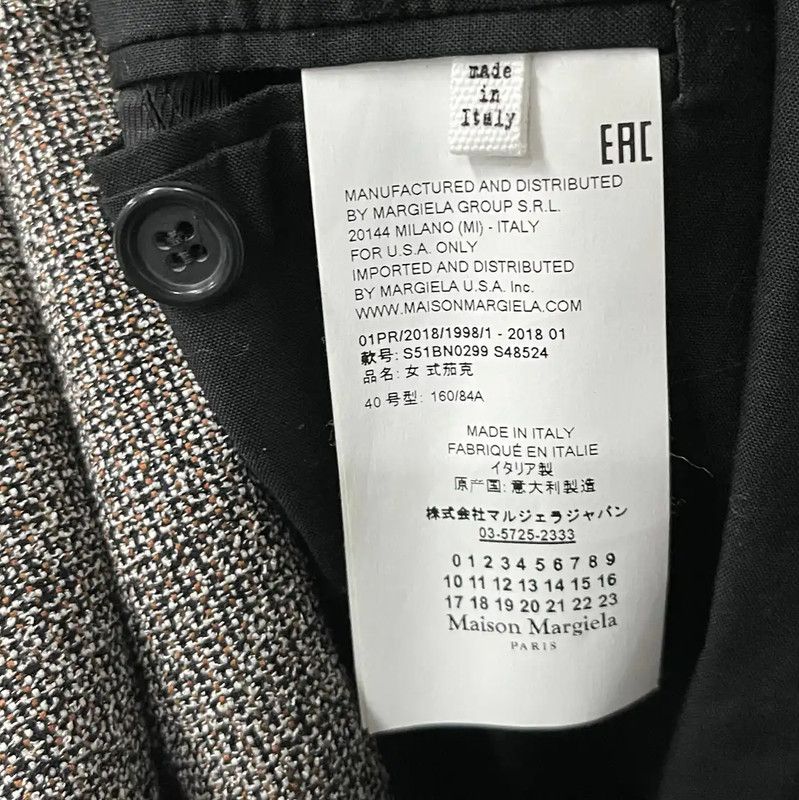 Maison Margiela Maison Margiela Brown Long Sleeve Coat for Men 0089 Size US M / EU 48-50 / 2 - 6 Thumbnail