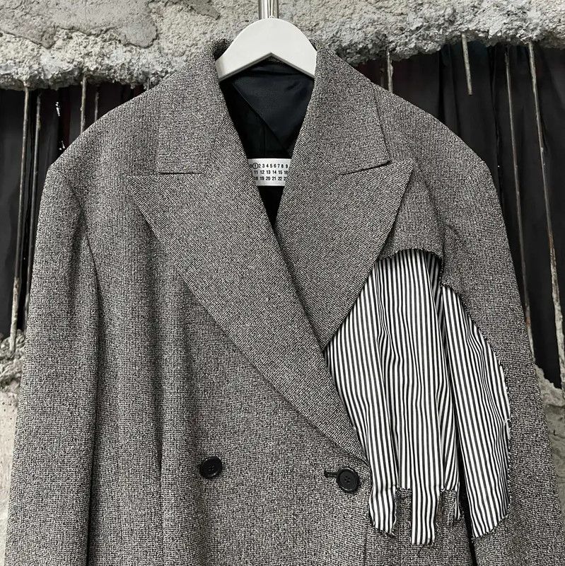Maison Margiela Maison Margiela Brown Long Sleeve Coat for Men 0089 Size US M / EU 48-50 / 2 - 3 Thumbnail