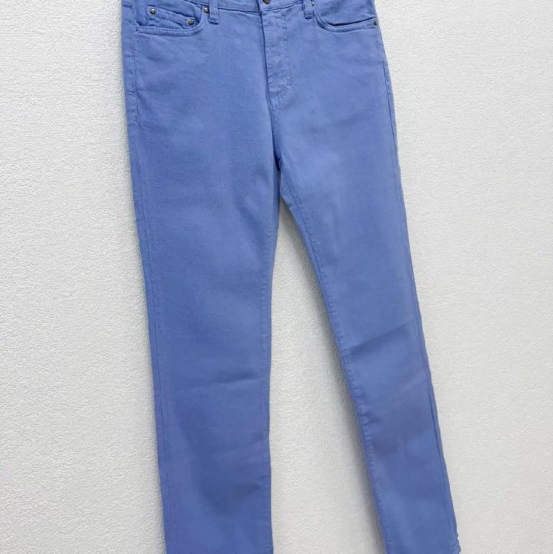 Versace Versace Blue Denim Casual Pants for Men 0089 Size US 27 - 2 Thumbnail