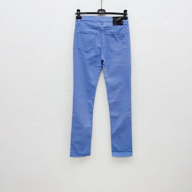 Versace Versace Blue Denim Casual Pants for Men 0089 Size US 27 - 3 Thumbnail