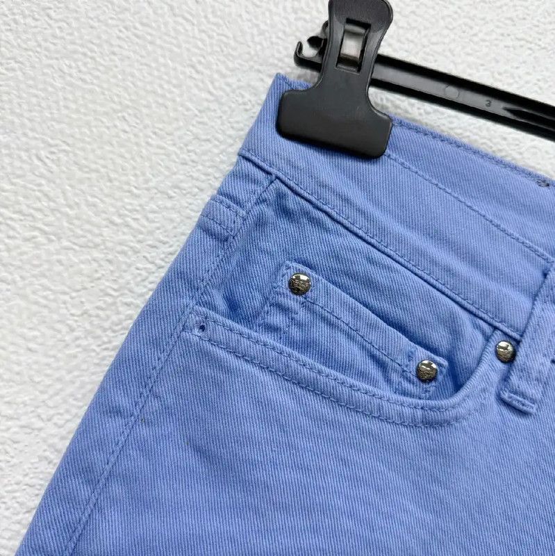 Versace Versace Blue Denim Casual Pants for Men 0089 Size US 27 - 5 Thumbnail