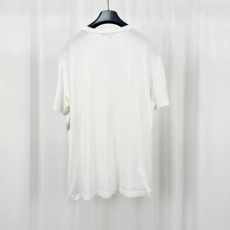 Versace Versace White Cotton Medusa T-Shirt 0089 Size US L / EU 52-54 / 3 - 2 Thumbnail