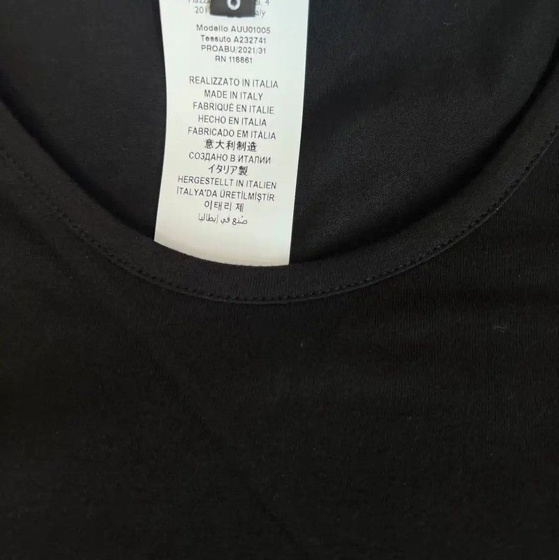 Versace Versace Black Cotton Men's T-Shirt 0089 Size US S / EU 44-46 / 1 - 2 Thumbnail