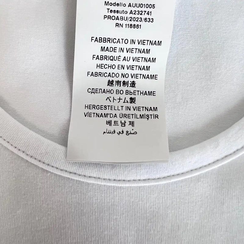 Versace Versace Men's Summer White Cotton T-Shirt 0089 Size US S / EU 44-46 / 1 - 3 Thumbnail